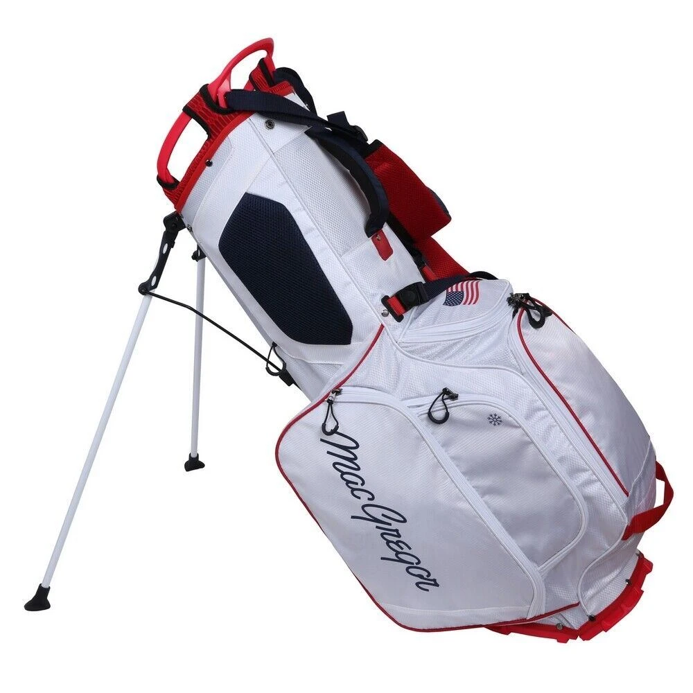 MacGregor Golf Deluxe 14-Way Stand Bag, USA Stars And Stripes Flag 4 MacGregor Golf Deluxe 14-Way Stand Bag, USA Stars And Stripes Flag - Image 2