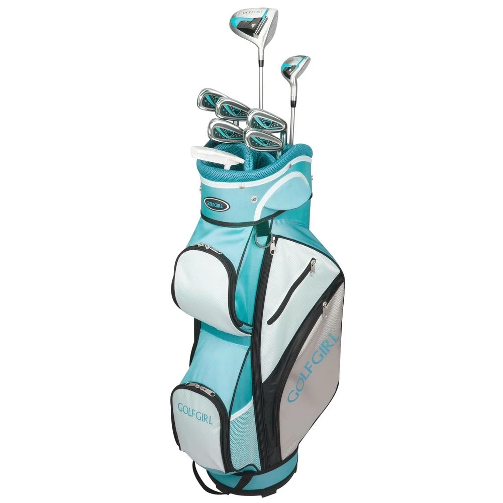 GolfGirl FWS3 Ladies Petite Golf Clubs Set With Cart Bag, All Graphite, Left Hand 4 GolfGirl FWS3 Ladies Petite Golf Clubs Set With Cart Bag, All Graphite, Left Hand - Image 2