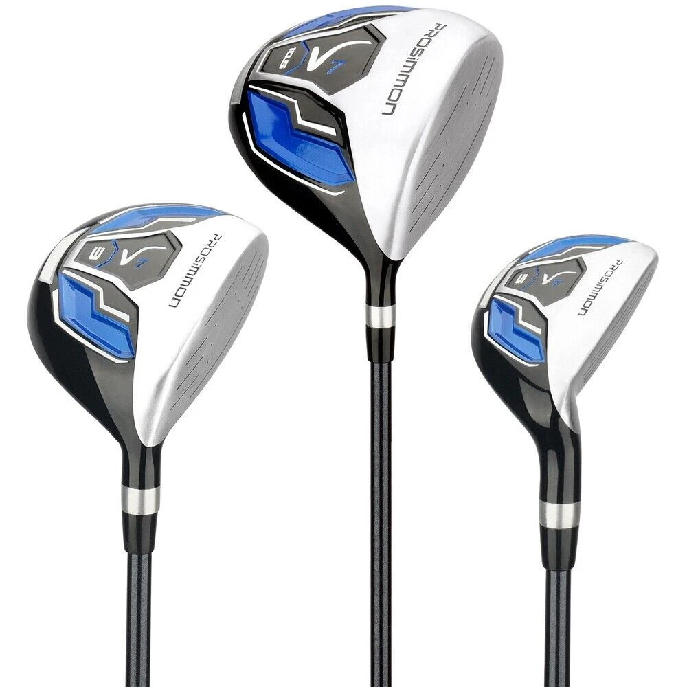 Prosimmon Golf V7 Wood Set, Driver, Fairway And Hybrid, Mens Right Hand 3 Prosimmon Golf V7 Wood Set, Driver, Fairway And Hybrid, Mens Right Hand