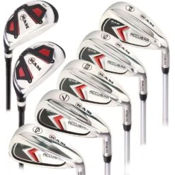 Ram Golf Accubar Mens Left Hand Iron Set 6-7-8-9-PW - FREE HYBRID INCLUDED