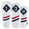 Ram Golf Vintage PU Leather Headcovers Set, White, Driver, Wood, Hybrid (1,3,X) -Golf Gear Promotions Store 466c3d0e 120a 4f05 b7a8 a122390f90c6 69921.1732623857