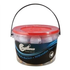 216 Confidence Pure Gold Distance Golf Balls - Mens - 300 FREE TEES