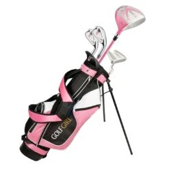 Golf Gear Promotions Store 37 Golf Girl Junior Girls Golf Set V3 With Pink Clubs And Bag, Right Hand