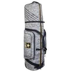 US Army By MacGregor Golf Wheeled Padded Golf Clubs Travel Cover, Camo