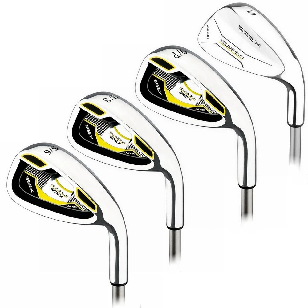 Young Gun SGS X Junior Kids Golf Left Hand Irons & Wedges Age: 3-5 3 Young Gun SGS X Junior Kids Golf Left Hand Irons & Wedges Age: 3-5