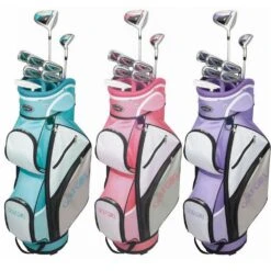 GolfGirl FWS3 Ladies Golf Clubs Set With Cart Bag, All Graphite, Left Hand