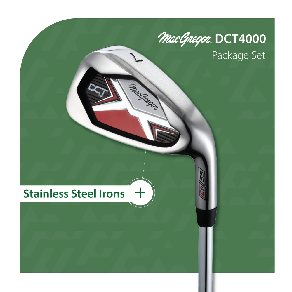 MacGregor Golf DCT4000 Golf Clubs Set With Bag, Mens Right Hand (9 Clubs / 13 Pieces) 6 MacGregor Golf DCT4000 Golf Clubs Set With Bag, Mens Right Hand (9 Clubs / 13 Pieces) - Image 4