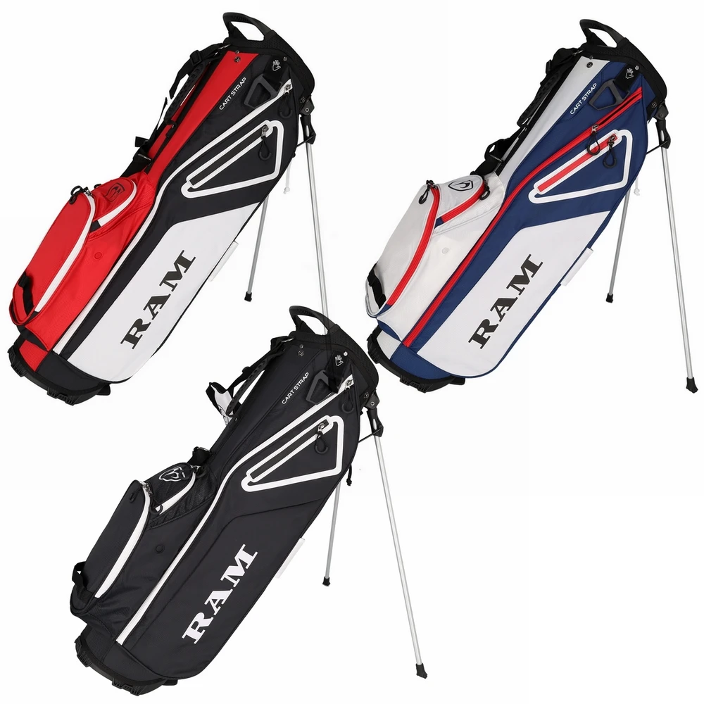 Ram Golf 7.5" Sunday Golf Carry / Stand Bag 3 Ram Golf 7.5" Sunday Golf Carry / Stand Bag