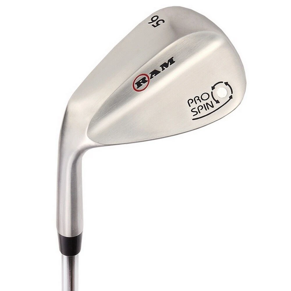 Ram Golf Pro Spin Stainless Wedge Set - 52, 56, 60 Wedges - Mens Left Hand 5 Ram Golf Pro Spin Stainless Wedge Set - 52, 56, 60 Wedges - Mens Left Hand - Image 3