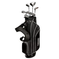 Forgan F100 Golf Clubs Set With Bag, Graphite/Steel, Regular, Mens Left Hand