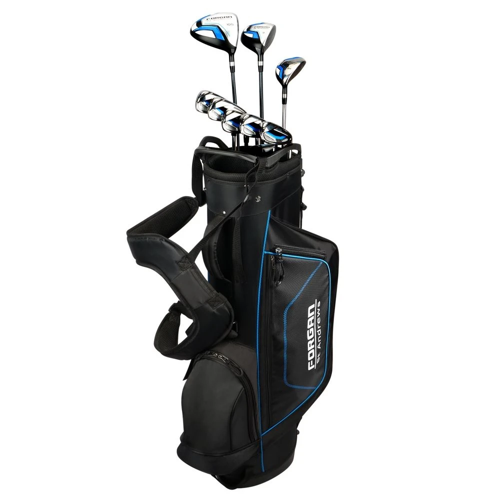 Forgan F200 Golf Clubs Set With Bag, All Graphite, Regular Flex, Mens Right Hand 3 Forgan F200 Golf Clubs Set With Bag, All Graphite, Regular Flex, Mens Right Hand