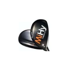Lind Golf MiHY Black Left Hand Hybrid Rescue Wood, Graphite Shaft, Regular Flex