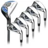 Prosimmon Golf V7 Iron Set (Steel Shafts) + Hybrid (Graphite), Mens Left Hand