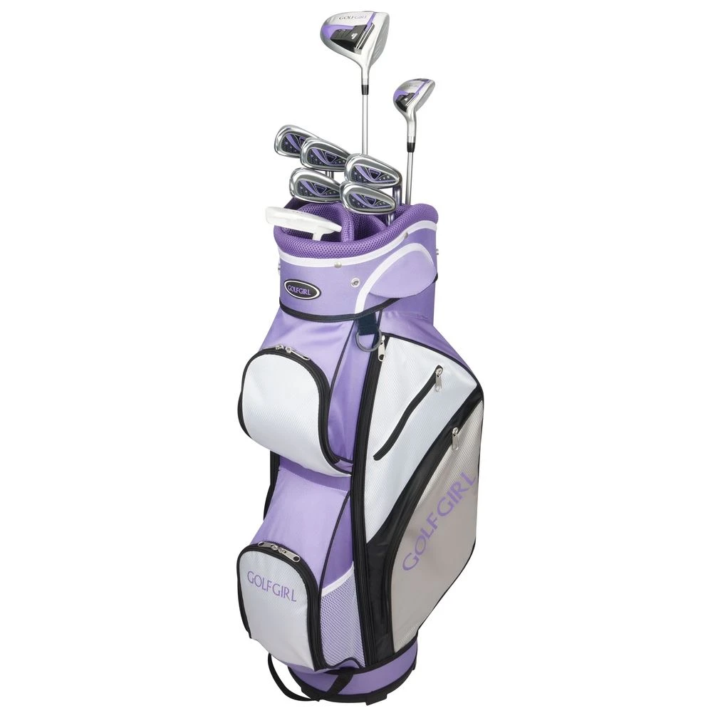 GolfGirl FWS3 Ladies Petite Golf Clubs Set With Cart Bag, All Graphite, Left Hand 18 GolfGirl FWS3 Ladies Petite Golf Clubs Set With Cart Bag, All Graphite, Left Hand - Image 16