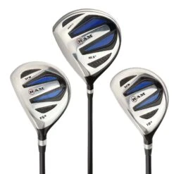 Ram Golf EZ3 Mens Wood Set - Graphite Driver, 3 & 5 Wood Lefty - W/ Headcovers